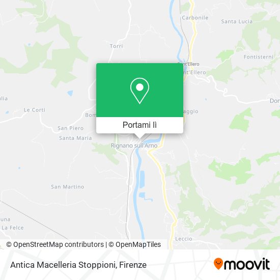 Mappa Antica Macelleria Stoppioni