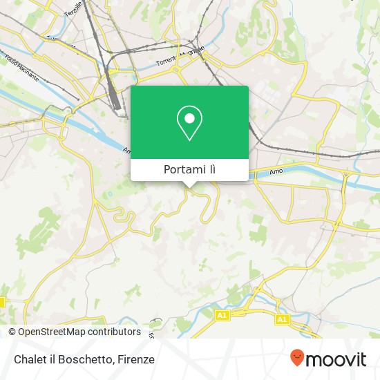 Mappa Chalet il Boschetto