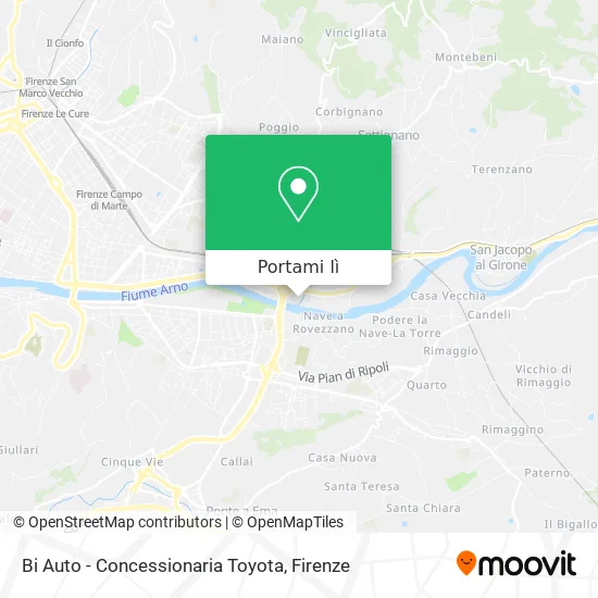 Mappa Bi Auto - Concessionaria Toyota