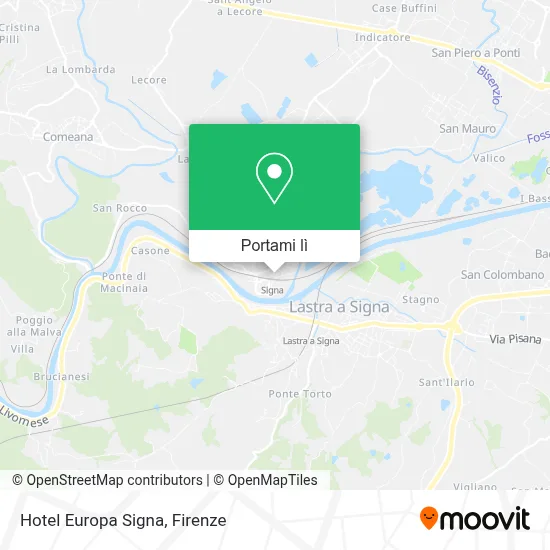 Mappa Hotel Europa Signa