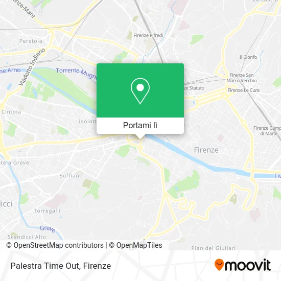 Mappa Palestra Time Out