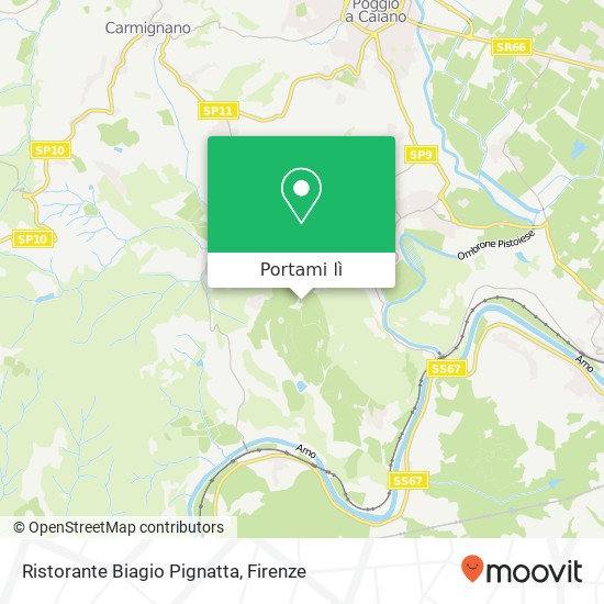 Mappa Ristorante Biagio Pignatta