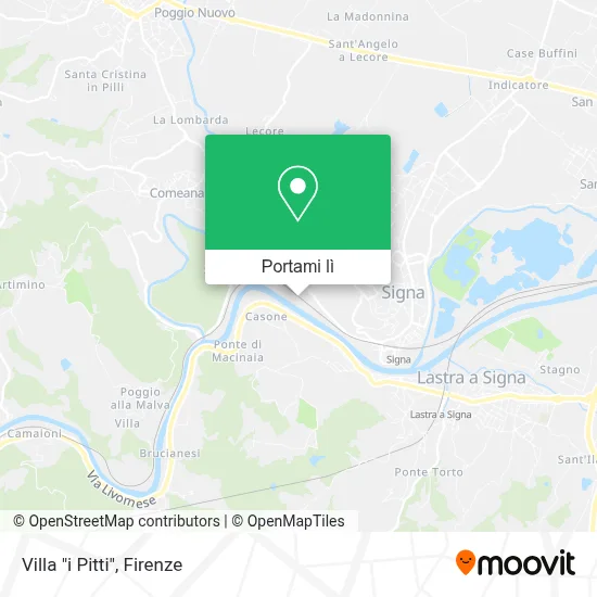 Mappa Villa "i Pitti"