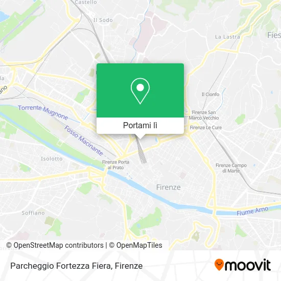 Mappa Parcheggio Fortezza Fiera