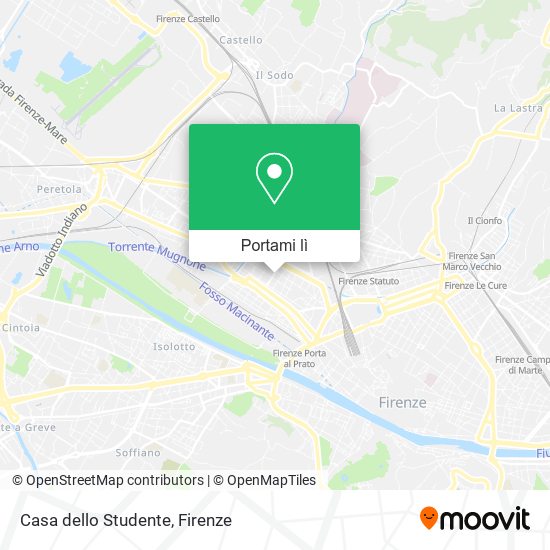 Mappa Casa dello Studente