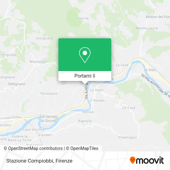 Mappa Stazione Compiobbi