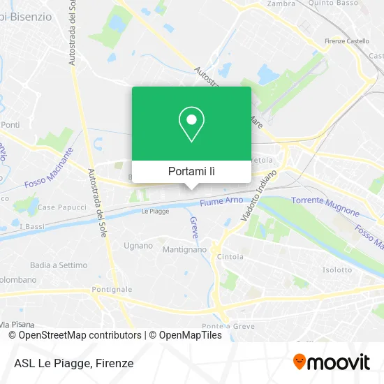 Mappa ASL Le Piagge