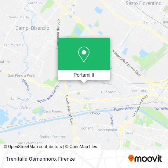 Mappa Trenitalia Osmannoro