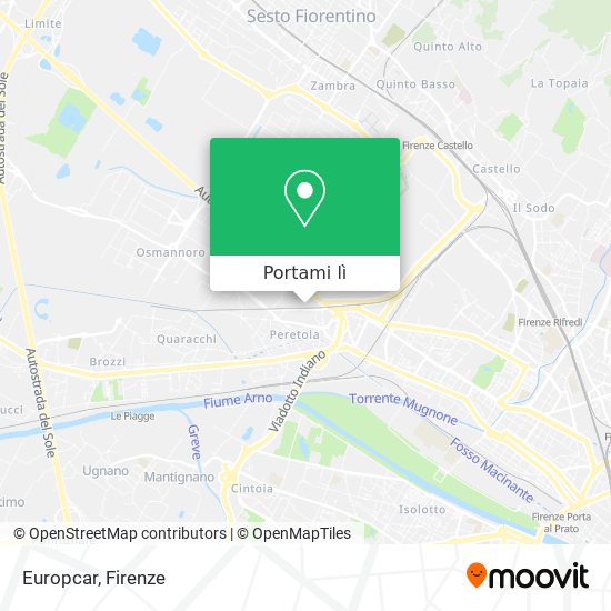 Mappa Europcar