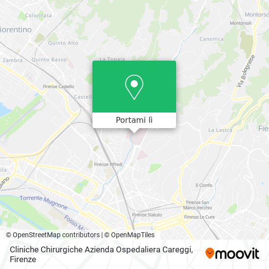 Mappa Cliniche Chirurgiche Azienda Ospedaliera Careggi