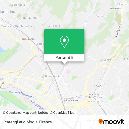 Mappa careggi audiologia