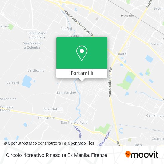 Mappa Circolo ricreativo Rinascita Ex Manila