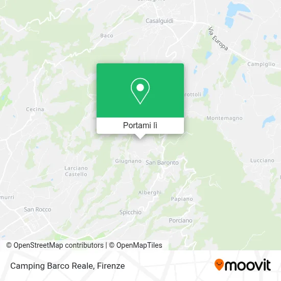 Mappa Camping Barco Reale
