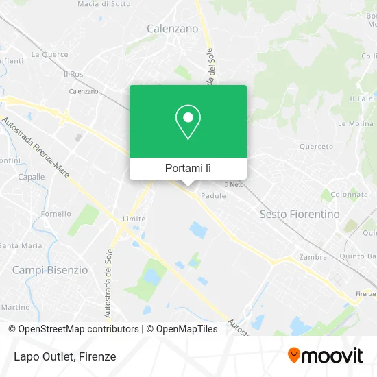 Mappa Lapo Outlet