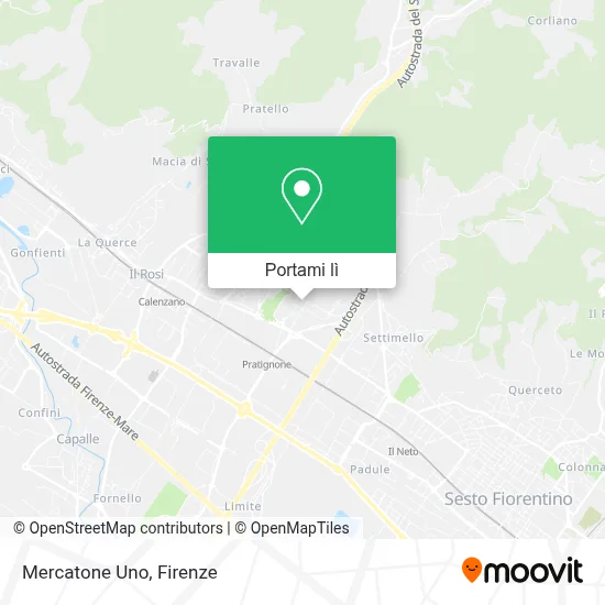 Mappa Mercatone Uno