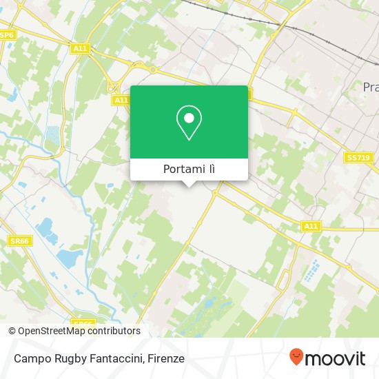 Mappa Campo Rugby Fantaccini