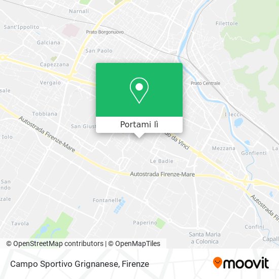 Mappa Campo Sportivo Grignanese