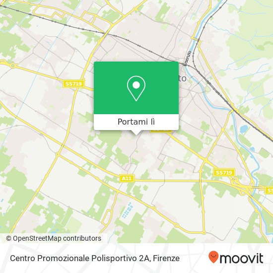 Mappa Centro Promozionale Polisportivo 2A