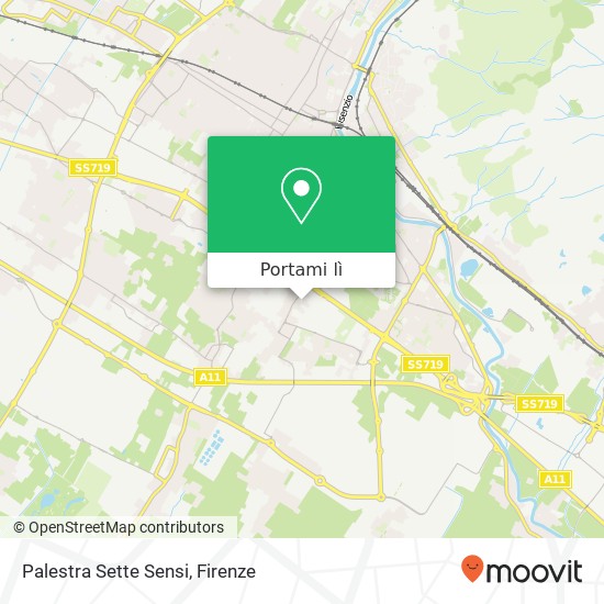 Mappa Palestra Sette Sensi