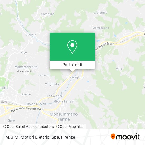 Mappa M.G.M. Motori Elettrici Spa