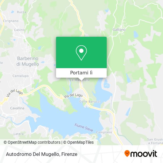 Mappa Autodromo Del Mugello