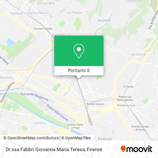 Mappa Dr.ssa Fabbri Giovanna Maria Teresa
