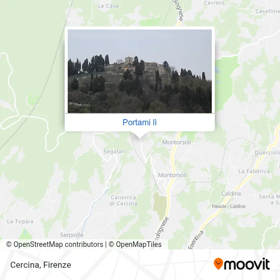 Mappa Cercina