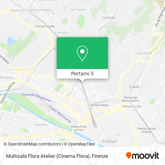 Mappa Multisala Flora Atelier (Cinema Flora)