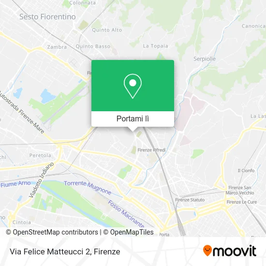 Mappa Via Felice Matteucci 2