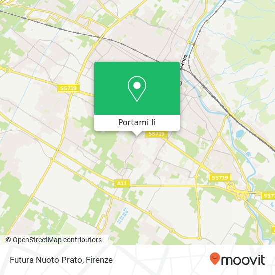 Mappa Futura Nuoto Prato