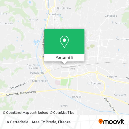 Mappa La Cattedrale - Area Ex Breda