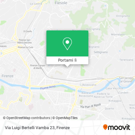 Mappa Via Luigi Bertelli Vamba 23