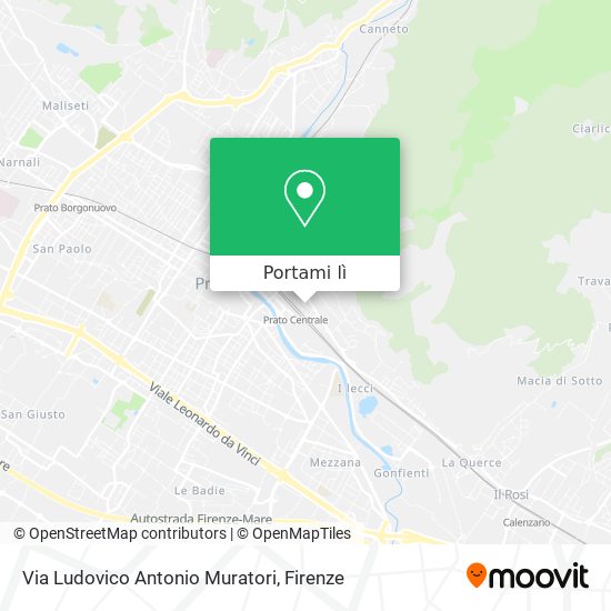 Mappa Via Ludovico Antonio Muratori