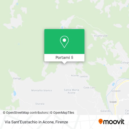 Mappa Via Sant'Eustachio in Acone