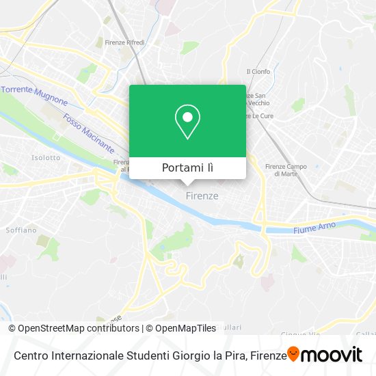 Mappa Centro Internazionale Studenti Giorgio la Pira