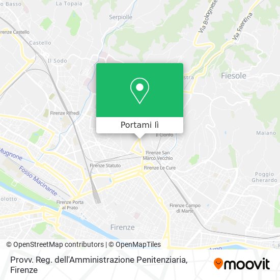 Mappa Provv. Reg. dell'Amministrazione Penitenziaria