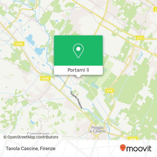 Mappa Tavola Cascine