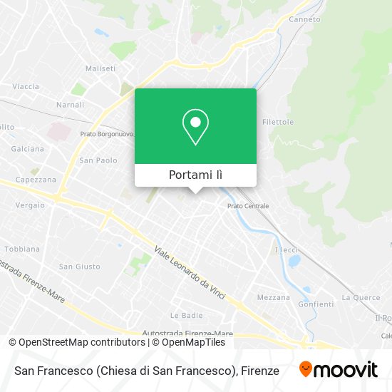 Mappa San Francesco (Chiesa di San Francesco)