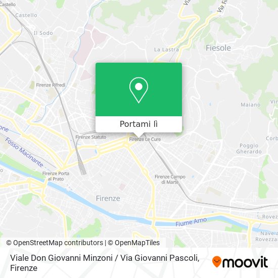 Mappa Viale Don Giovanni Minzoni / Via Giovanni Pascoli
