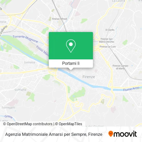 Mappa Agenzia Matrimoniale Amarsi per Sempre