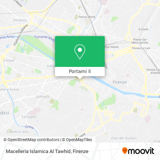 Mappa Macelleria Islamica Al Tawhid