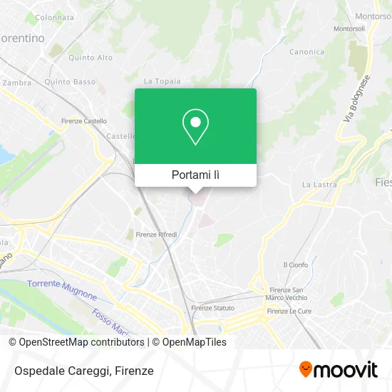 Mappa Ospedale Careggi