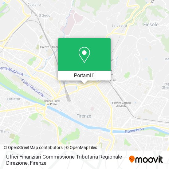 Mappa Uffici Finanziari Commissione Tributaria Regionale Direzione