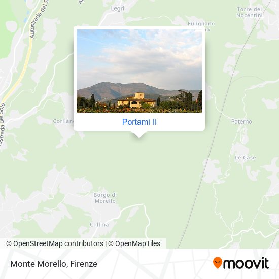 Mappa Monte Morello