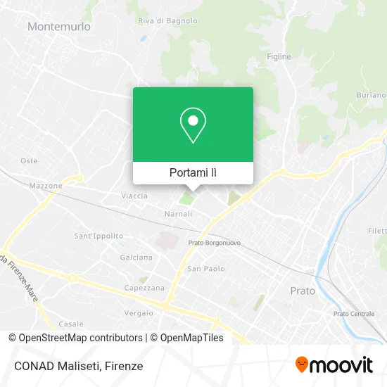 Mappa CONAD Maliseti
