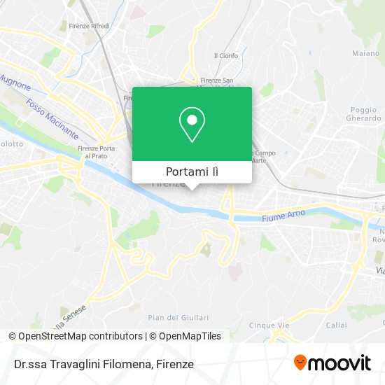 Mappa Dr.ssa Travaglini Filomena