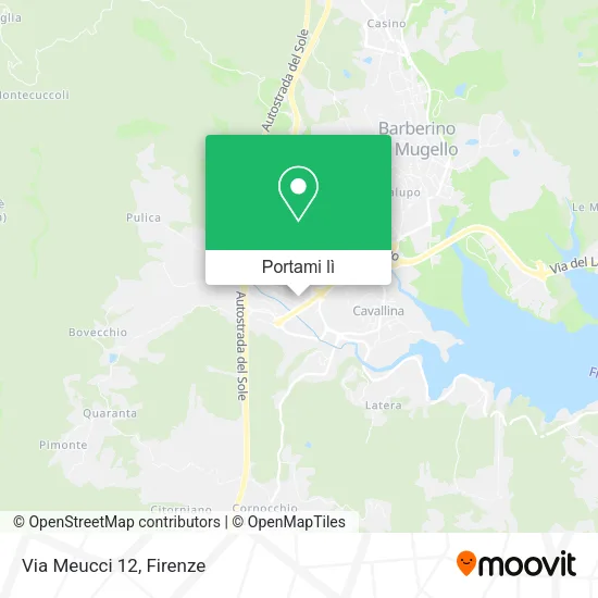 Mappa Via Meucci 12