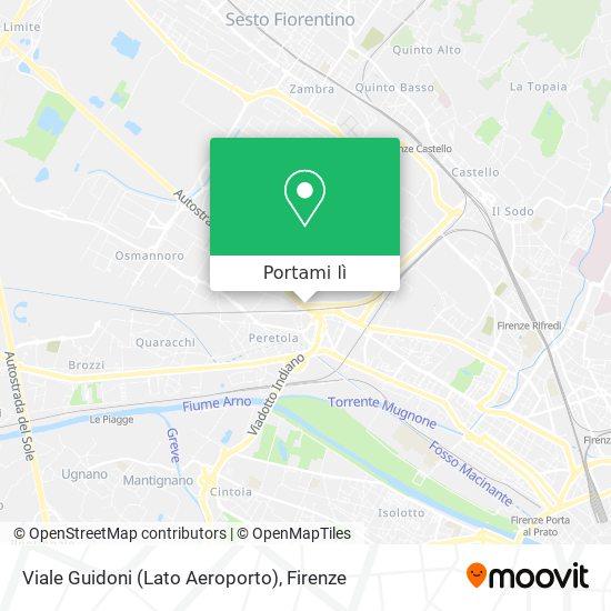 Mappa Viale Guidoni (Lato Aeroporto)