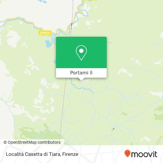 Mappa Località Casetta di Tiara