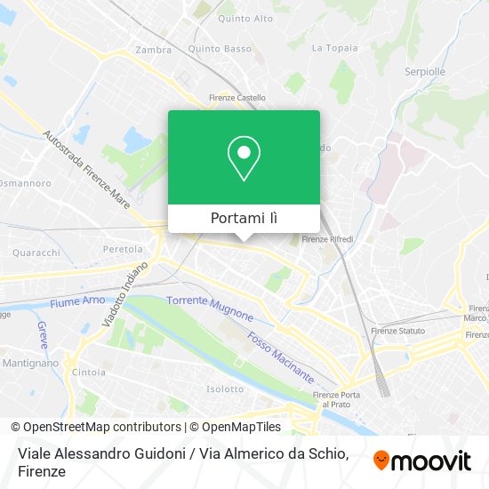 Mappa Viale Alessandro Guidoni / Via Almerico da Schio